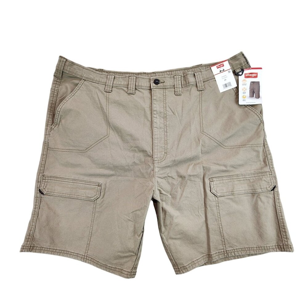 Wrangler Heavyweight Hiker‎ Cargo Shorts Rugged Flex Fabric UPF 30+ 9" inseam 44